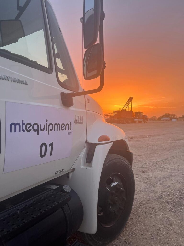 mt truck dusk